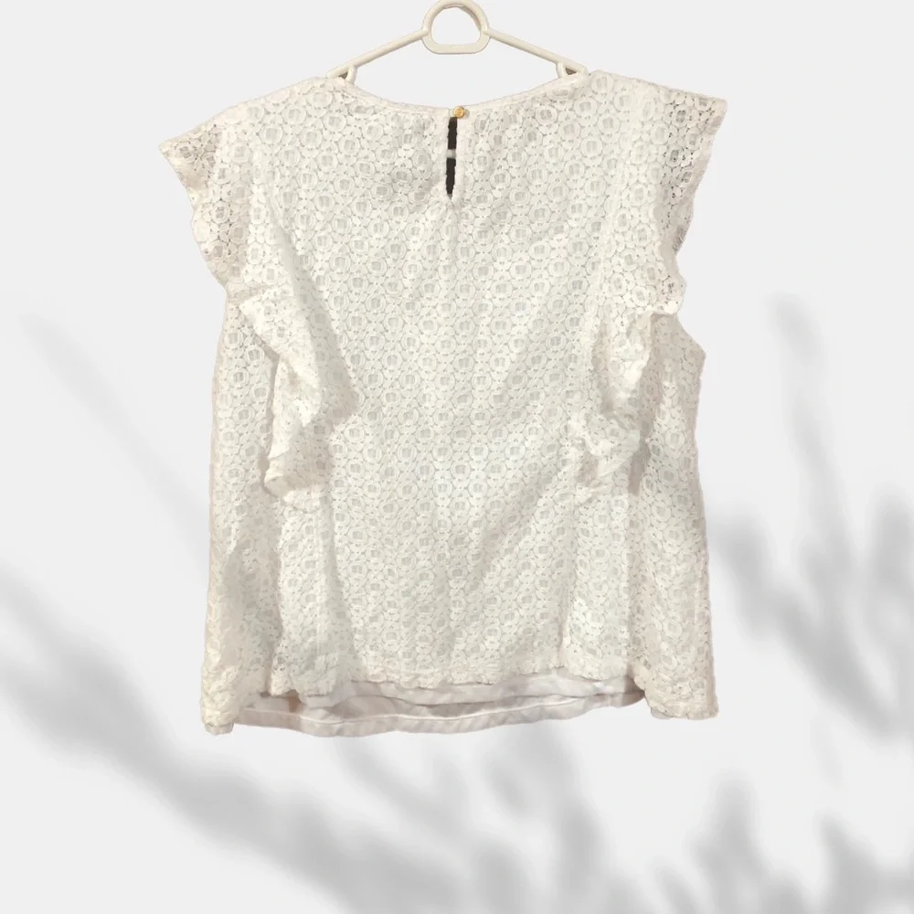 🇺🇸 Liz Claiborne Ruffled Top - Picture 2 of 4